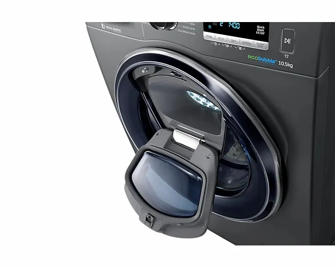 WW10K6410QX/BS MACHINE A LAVER SAMSUNG 10 KG SILVER ADD WASH - 6
