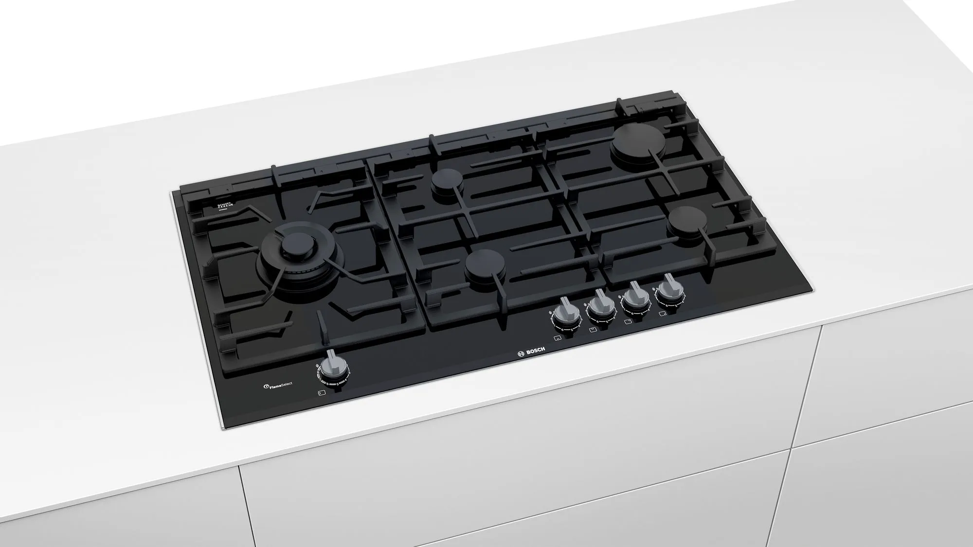 PRS9A6D70 PLAQUE BOSCH 90 CM VERRE 5 FEUX FONTE Série 8 - 1