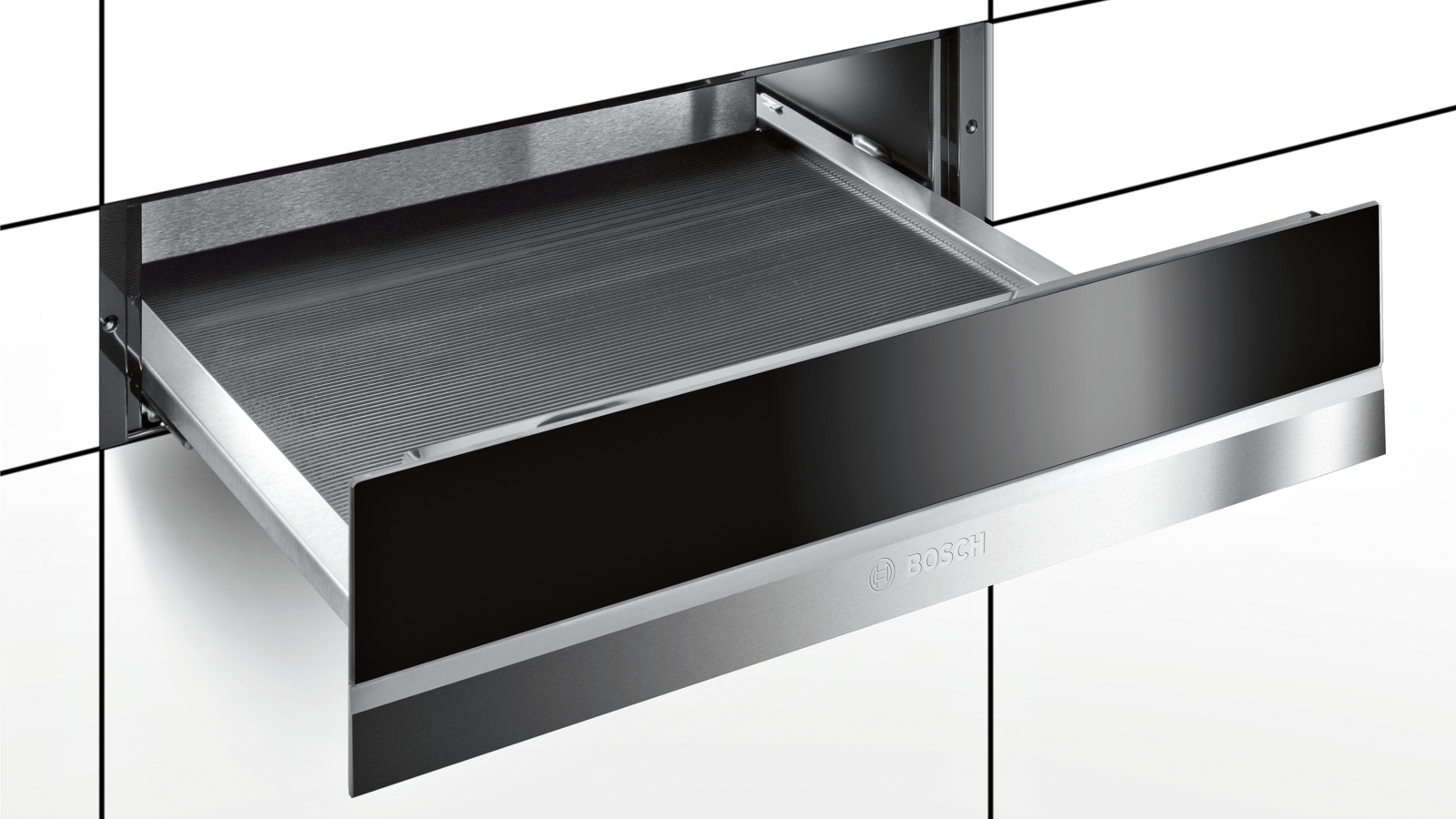 BIC630NS1 TIROIR CHAUFFANT BOSCH 20L / 25K INOX Serie 8 - 0