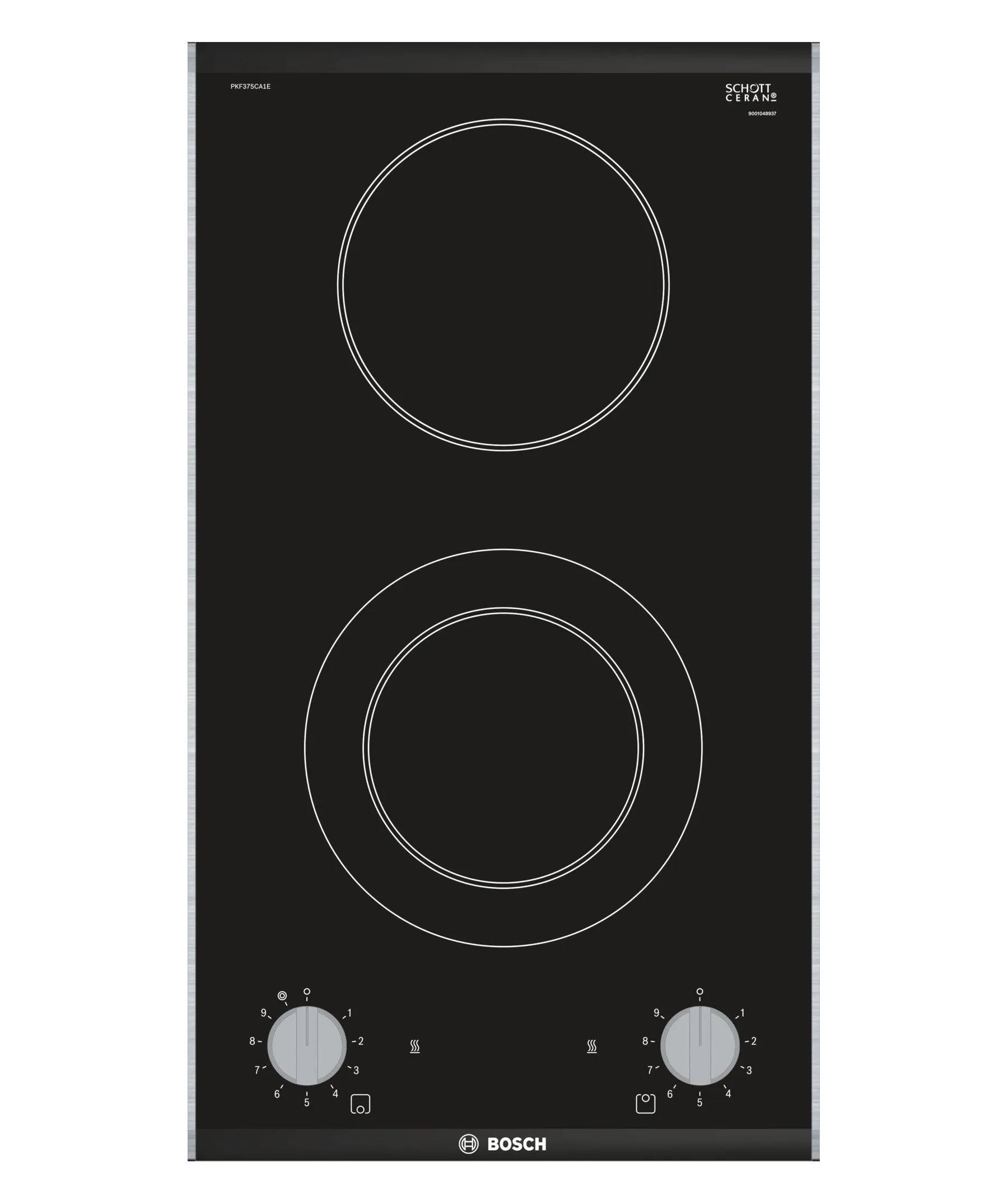 PKF375CA1E PLAQUE BOSCH 30 CM DOMINO VITROCERAMIQUE 2 ZONES - 0