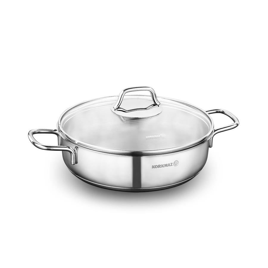 A1658 FAITOUT KORKMAZ PERLA 24*6.5CM / 3L INOX A1658 - 0
