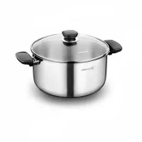 MARMITE KORKMAZ KAPPA 24*12CM / 5.5L NOIR/INOX