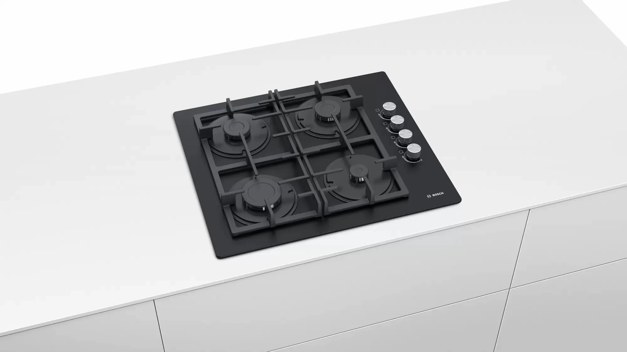 POP6C6O90O PLAQUE BOSCH 60 CM EN VERRE NOIR 4 FEUX Serie 2 - 3