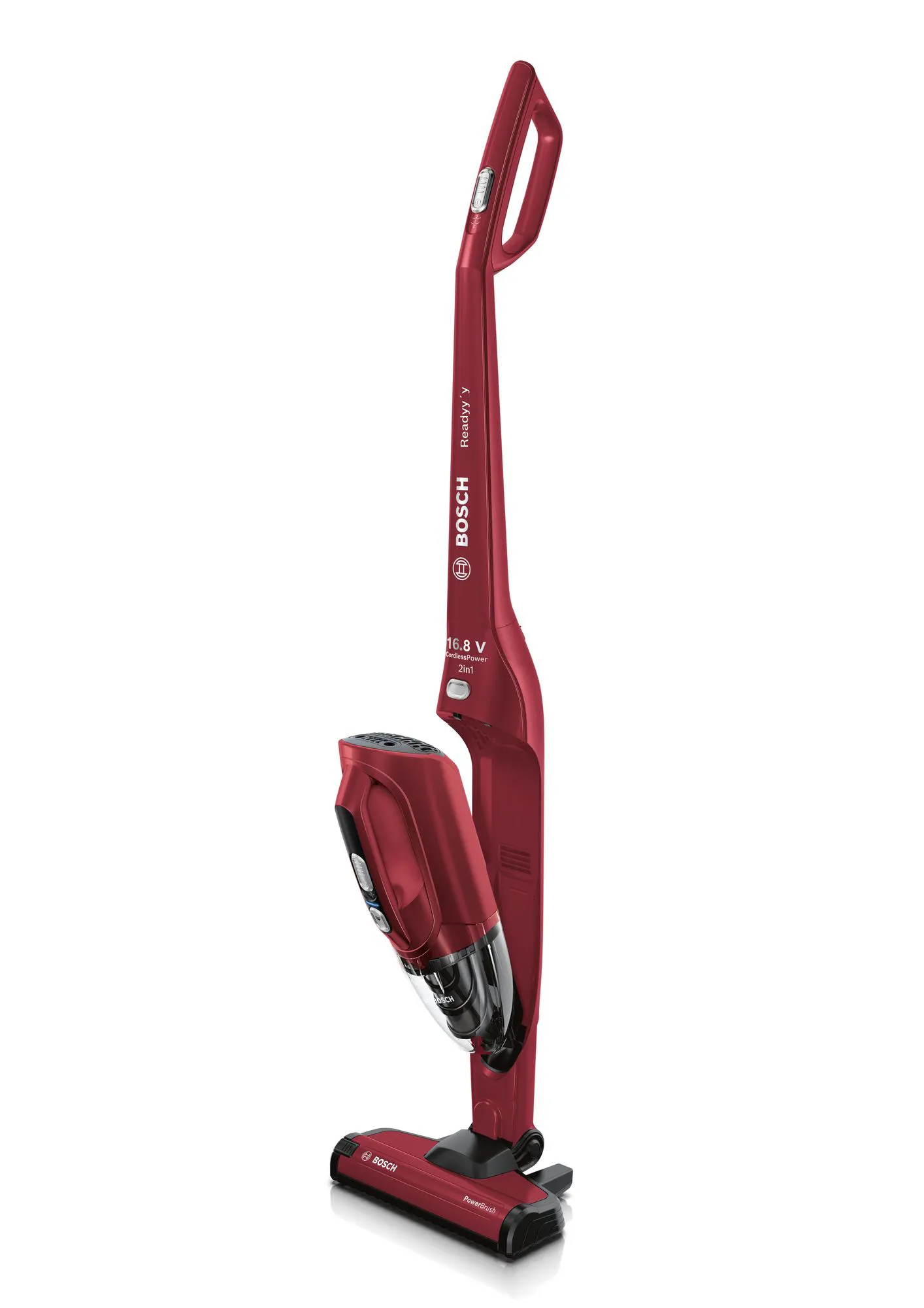 BBH21630R ASPIRATEUR BOSCH BALAI ROUGE MÉTALLISÉ 0.4LT/16.8V - 4