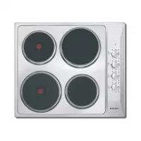 PLAQUE GLEM 60CM METALE INOX  4FEUX ELECTRIQUE