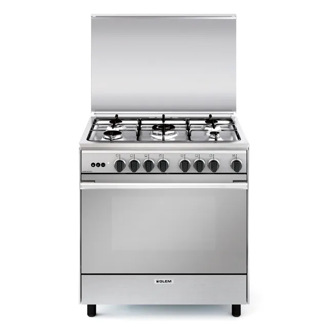 SE9612RI FS CUISINIERE GLEM GAZ SPECIALISTA 90*60CM - 5 FEUX - 0