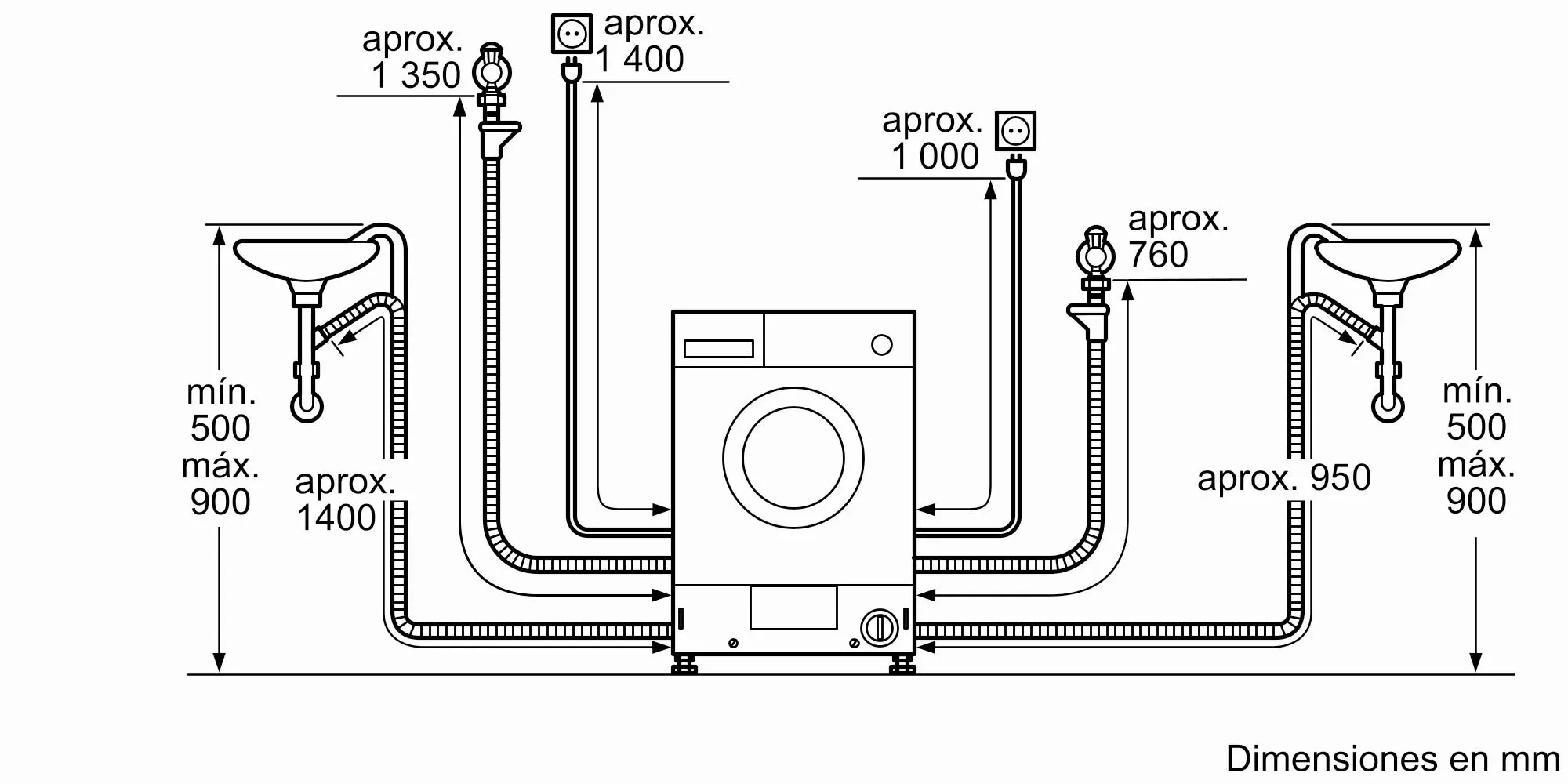 WI12A222ES MACHINE A LAVER SIEMENS ENC iQ100  intégré 82 cm - 4