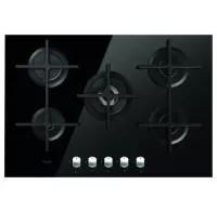 PLAQUE WHIRPOOL Gaz 5 Feux 75cm ENC Verre
