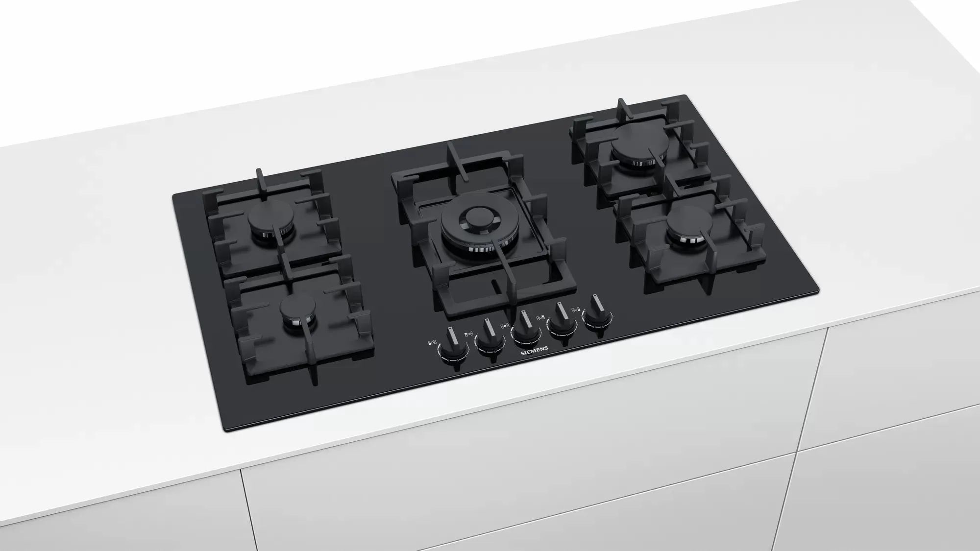 EP9A6QB90 PLAQUE SIEMENS A GAZ  92CM EN VERRE EP9A6QB90 - 2