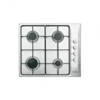 PLAQUE GLEM 60CM METALE INOX 4FEUX SEMI FONTE