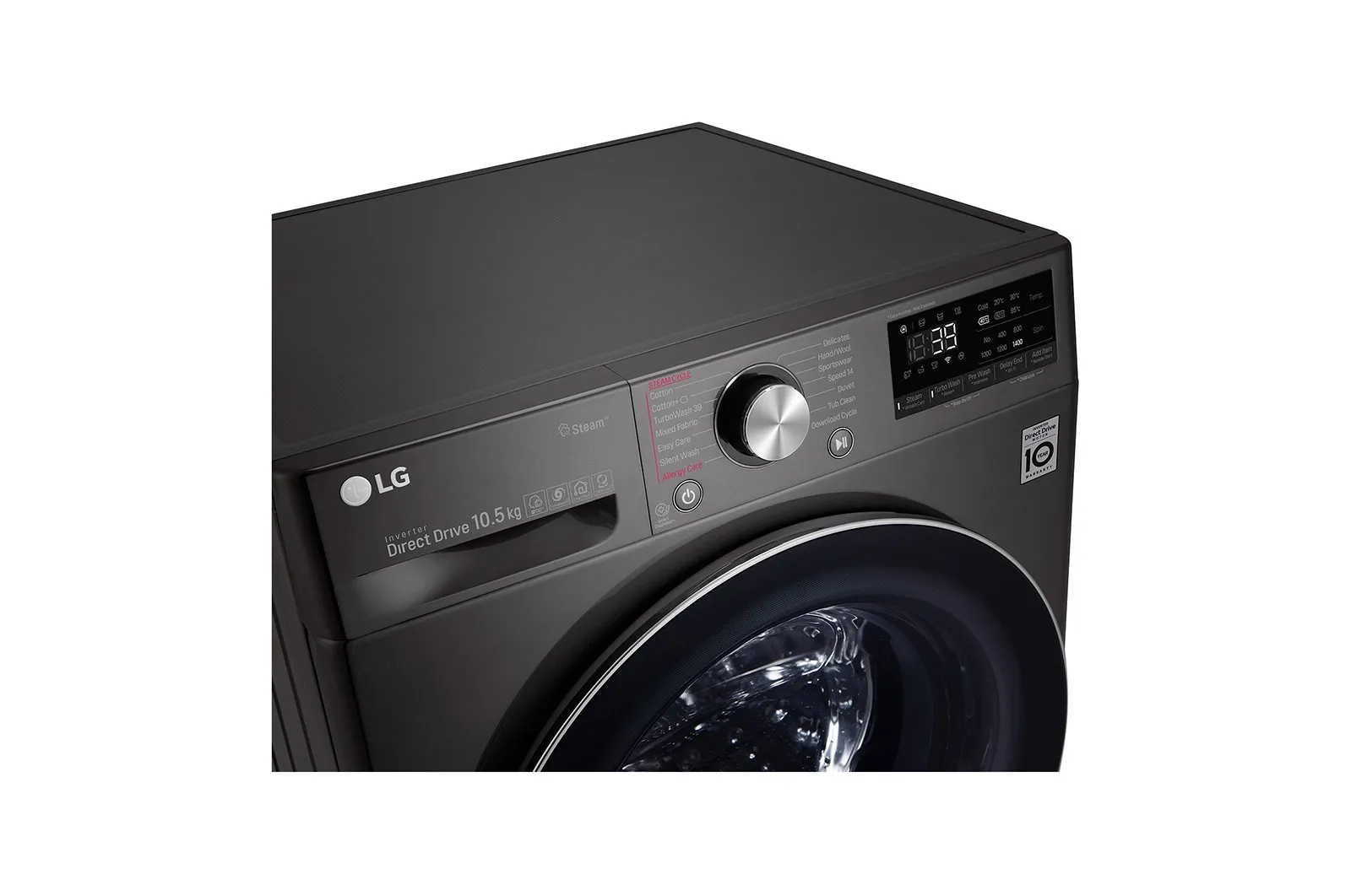 F4V9RWP2 Machine a laver LG F4V9RWP2 10.5KG BLACK STEEL - 2