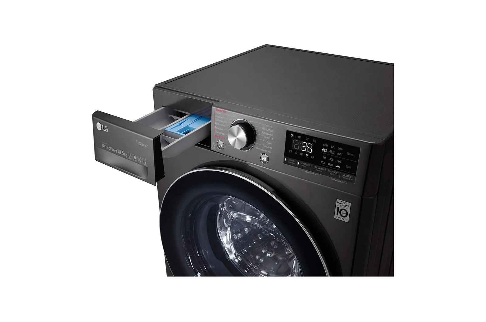 F4V9RWP2 Machine a laver LG F4V9RWP2 10.5KG BLACK STEEL - 5