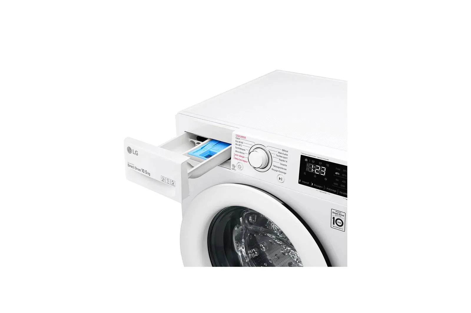F4V3RYP3WE MACHINE A LAVER LG 10.5 KG BLANCHE - F4V3RYP3WE - 4
