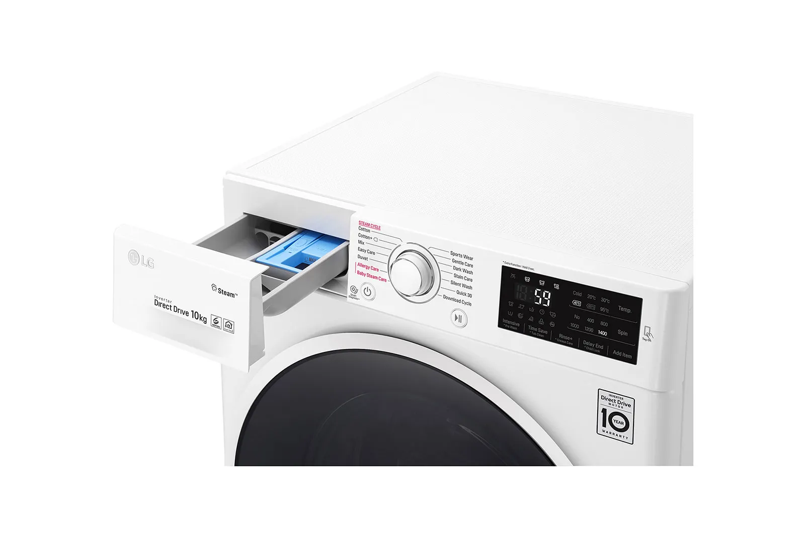 F4J6JYP0W MACHINE A LAVER LG 10.5 KG BLANCHE F4J6JYP0W - 2