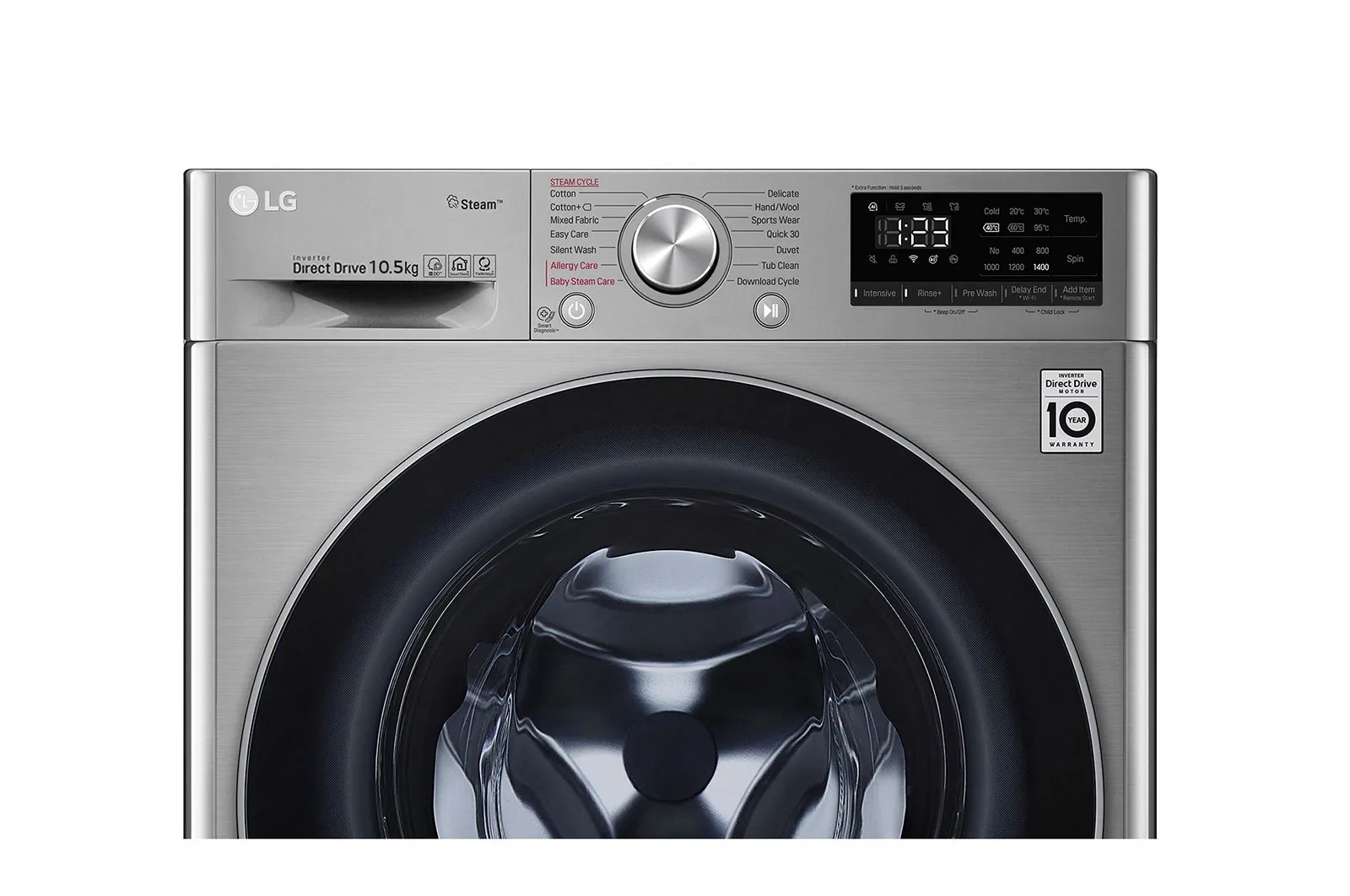 F4V5RYP2T Machine a laver LG F4V5RYP2T - 10.5kg GRIS - 5