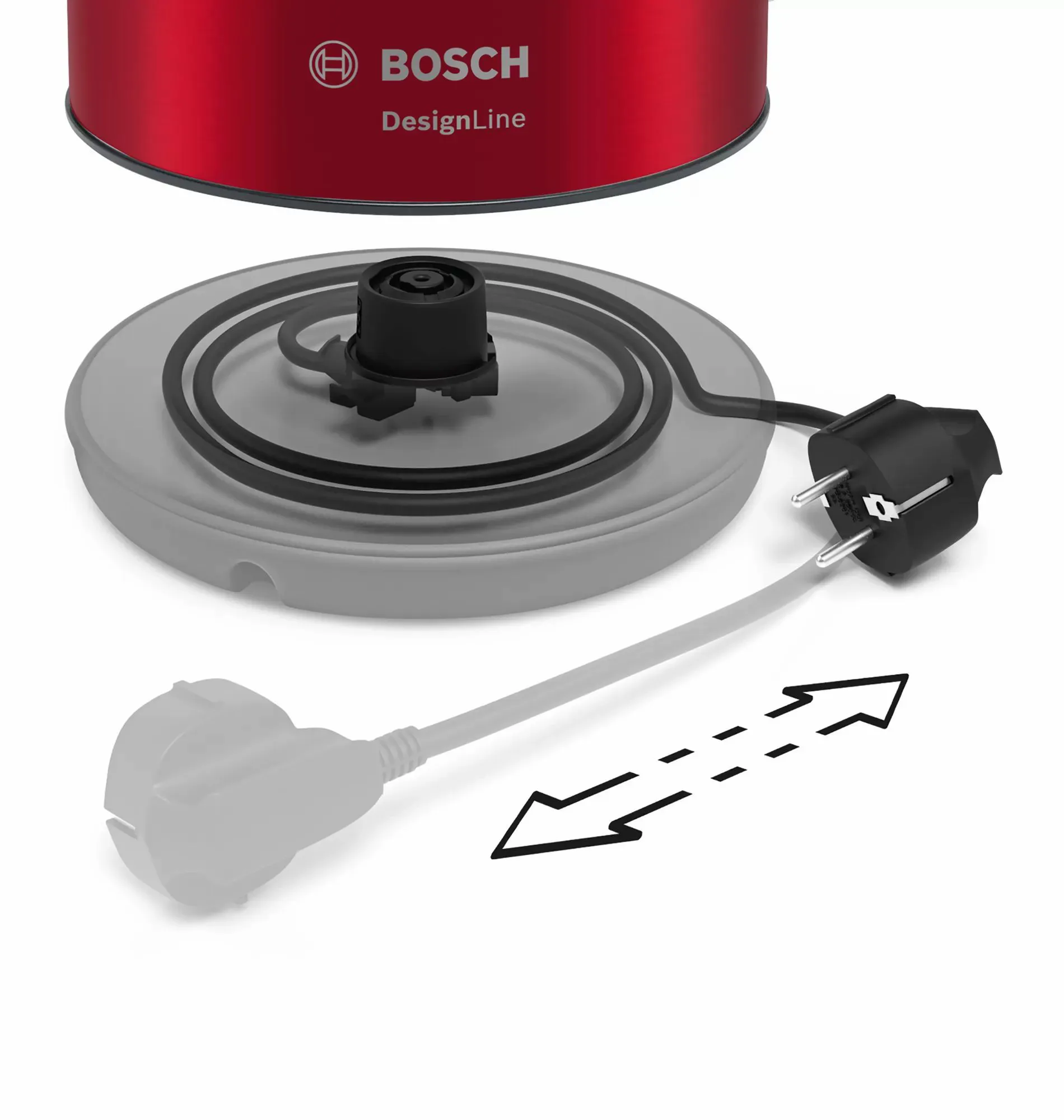 TWK3P424 BOUILLOIRE BOSCH  DESIGNLINE 1.7LT/2400W  EN ACIER - 7