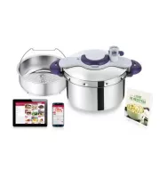 COCOTTE SEB AUTOCUISEUR GRIS INDUCTION 7.5L