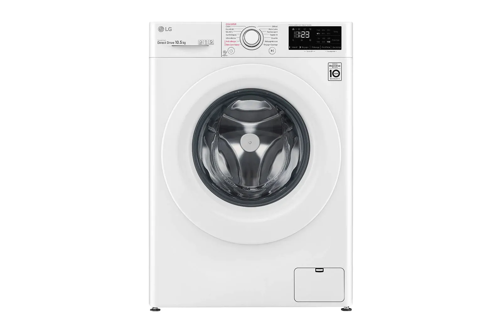 F4V3RYP3WE MACHINE A LAVER LG 10.5 KG BLANCHE - F4V3RYP3WE - 0