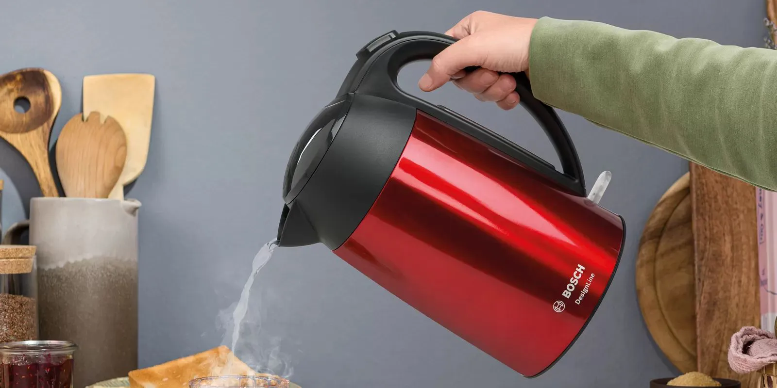 TWK3P424 BOUILLOIRE BOSCH  DESIGNLINE 1.7LT/2400W  EN ACIER - 2