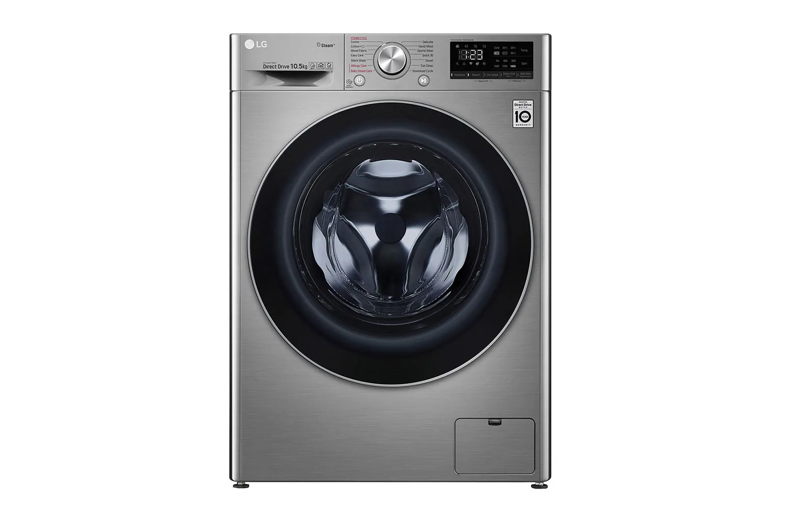 F4V5RYP2T Machine a laver LG F4V5RYP2T - 10.5kg GRIS - 0