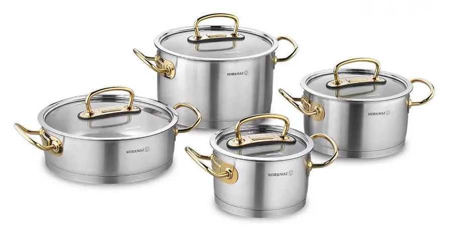 A1148 SERIE DE CASSEROL KORKMAZ PROLINE 8 PIECES A1148 - 0