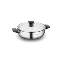 FAITOUT KORKMAZ KAPPA 24*6.5CM / 2.8L NOIR/INOX