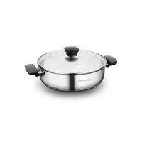 FAITOUT KORKMAZ KAPPA 26*8.5CM / 4.5L NOIR/INOX