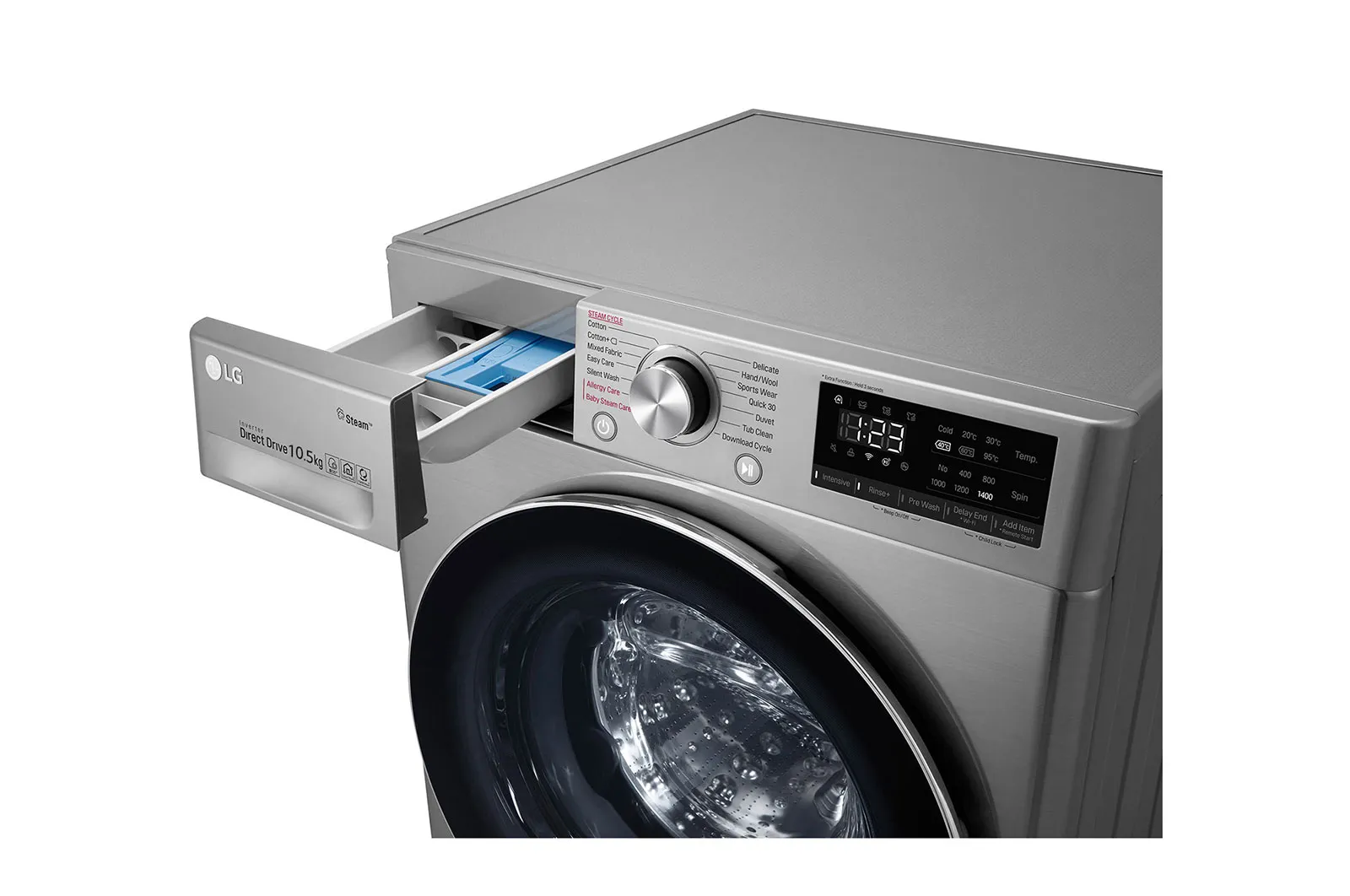 F4V5RYP2T Machine a laver LG F4V5RYP2T - 10.5kg GRIS - 4