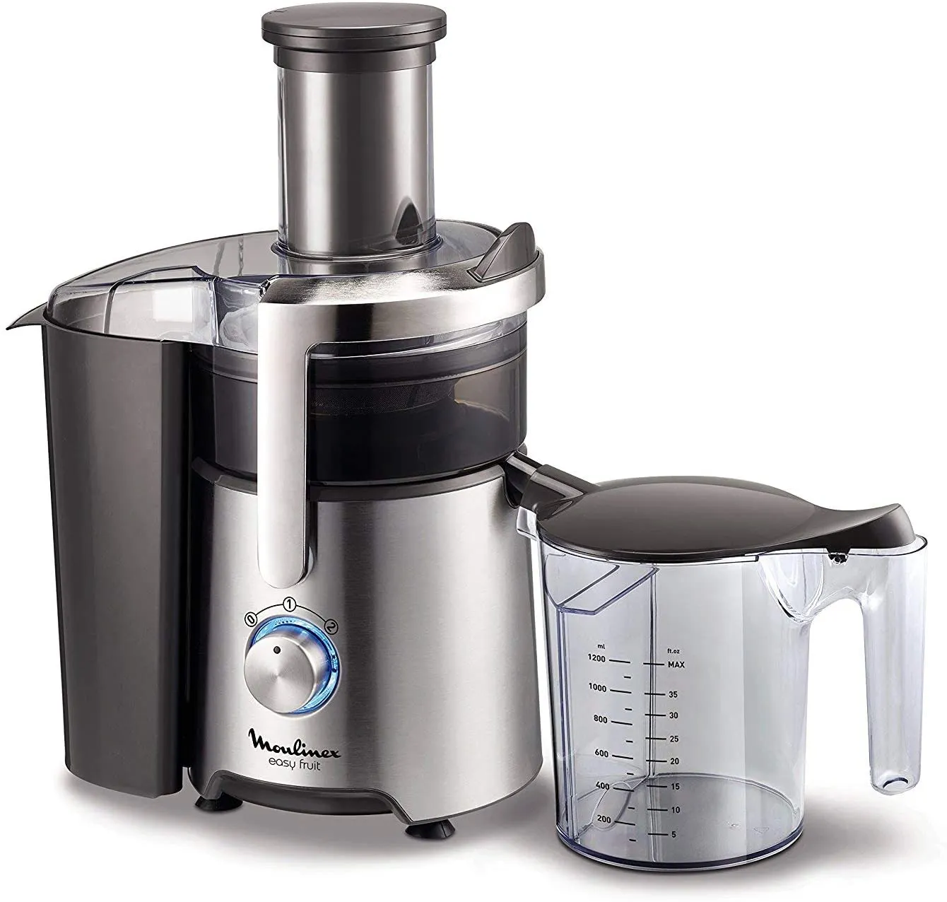 037JU610D10 Centrifugeuse MOULINEX EASY FRUIT METAL PREMIUM - 0