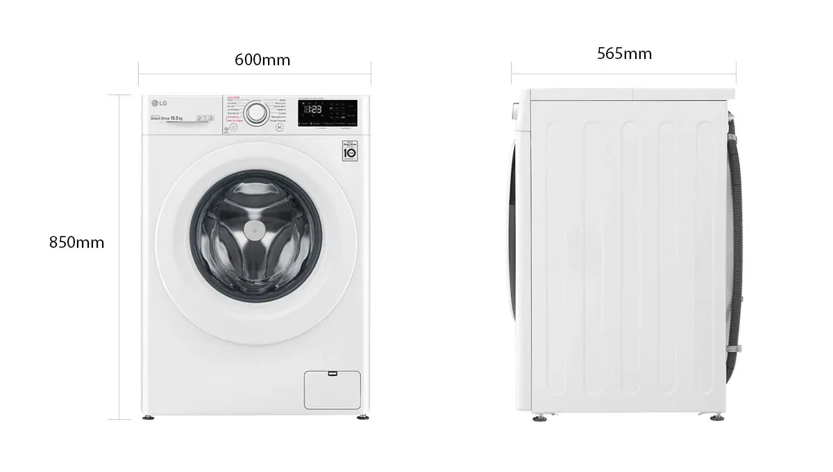 F4V3RYP3WE MACHINE A LAVER LG 10.5 KG BLANCHE - F4V3RYP3WE - 7