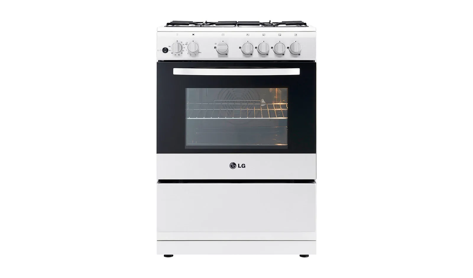 LF68V30W CUISINIERELG 4 Feux blanche 60CM LF68V30W - 0