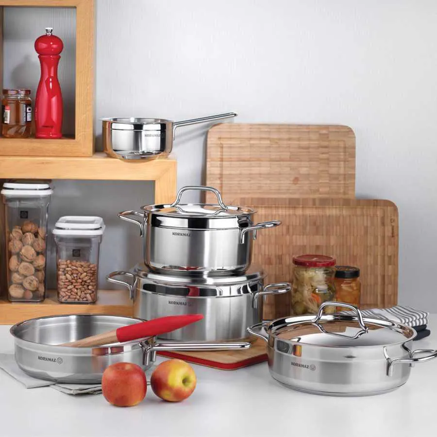 A1029 MARMITE KORKMAZ ALFA 28*18CM / 11L INOX A1029 - 1