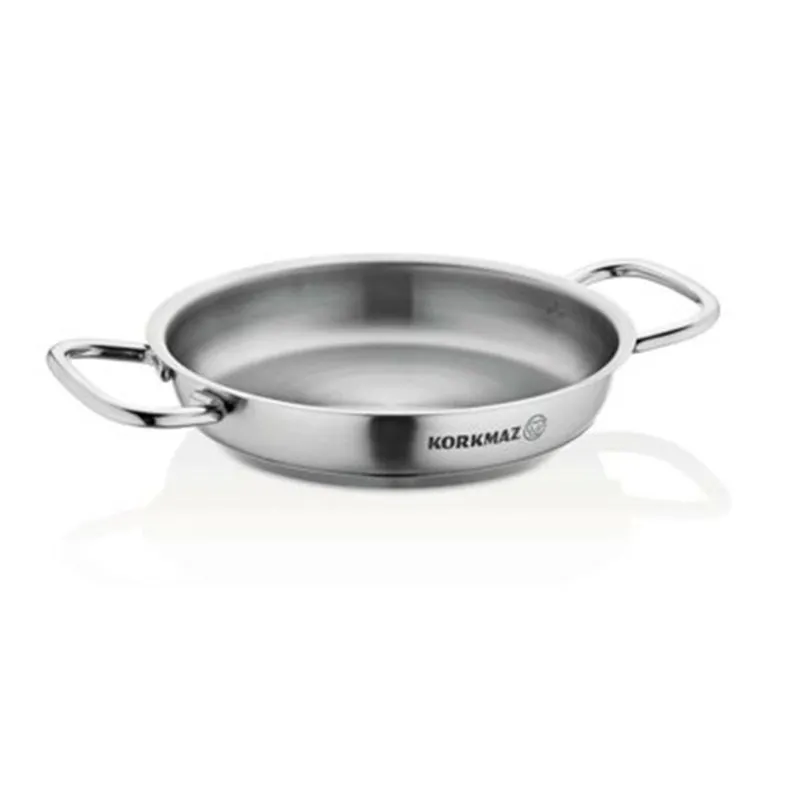 A1183 POELE  KORKMAZ PROLINE OMELETTE  20 CM  INOX - 0