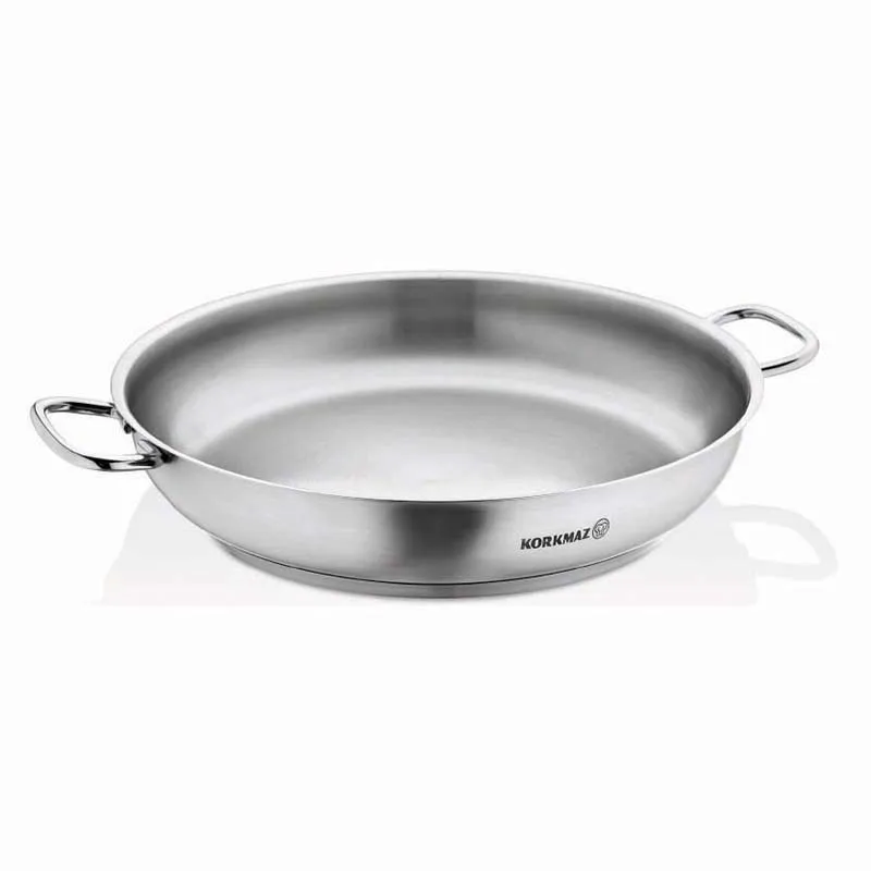 A1192 POELE KORKMAZ PROLINE PAELLA 24*5CM INOX A1192 - 0