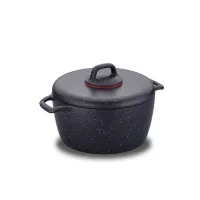 MARMITE KORKMAZ GUSTO PLUS 24*12CM / 5L NOIR