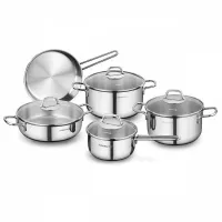 SERIES DE CASSEROL KORKMAZ PERLA 9 PIECES A1609