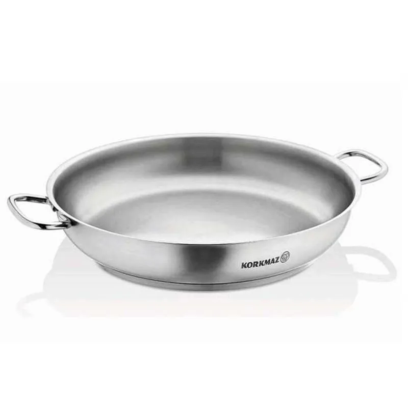 A1187 POELE  KORKMAZ PROLINE OMELETTE  28 CM  INOX - 0