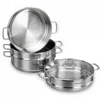 CUISSON A VAPEUR KORKMAZ PERLA 4 ETAGES 5.1L
