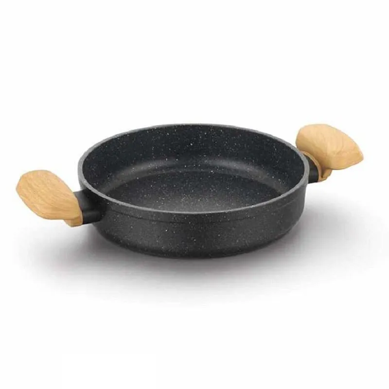 A1248 POELE  KORKMAZ GRANITA  OMELLETE 20 CM  NOIR - 0