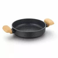 POELE  KORKMAZ GRANITA  OMELLETE 20 CM  NOIR