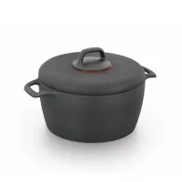 MARMITE KORKMAZ GUSTO PLUS 26*13CM / 6.5L NOIR