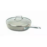 POELE  KORKMAZ GRANITA 24*4.7CM 2L A/COUVERCLE