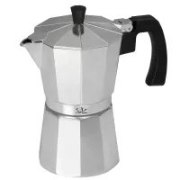 PRESSE A CAFE JATA 6 TASSES ALUMINIUM INOX NOIR