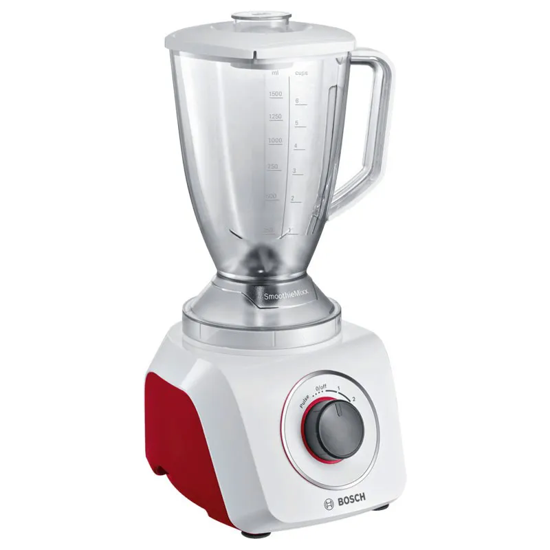 MMB21P0R BLENDER BOSCH EN VERRE 2.4L 500W BLANC/ROUGE - 0