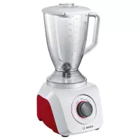 BLENDER BOSCH EN VERRE 2.4L 500W BLANC/ROUGE