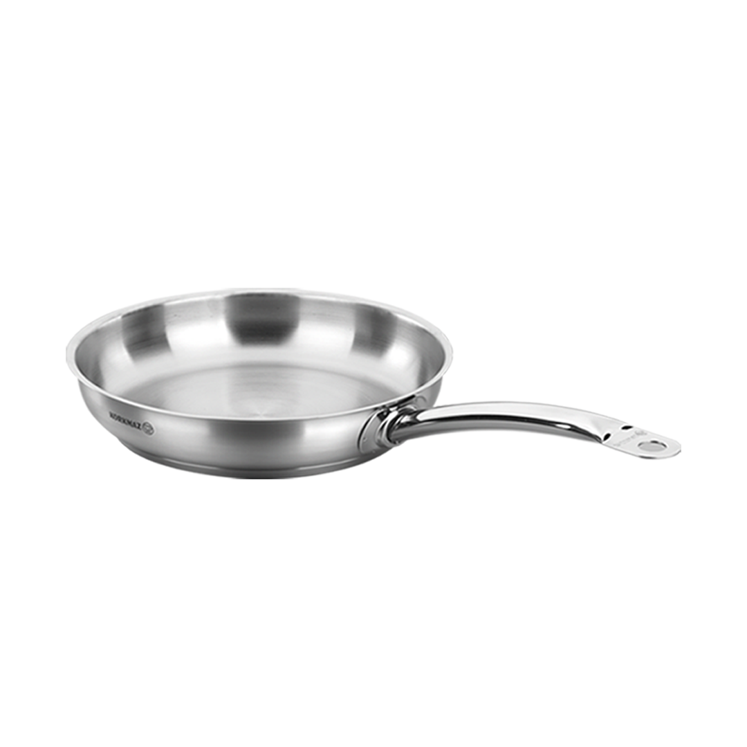 A1154 POELE KORKMAZ PROLINE 28*5.5 CM INOX A1154 - 1