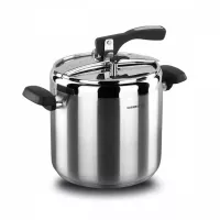 COCOTTE KORKMAZ TURBO  9L INOX/NOIR A157