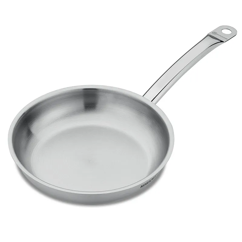 A1154 POELE KORKMAZ PROLINE 28*5.5 CM INOX A1154 - 0
