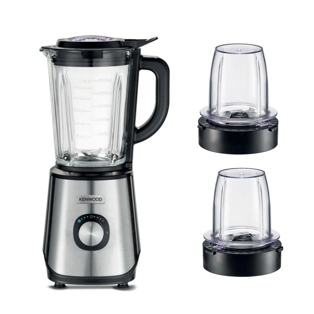 BLM45.720SS BLENDER KENWOOD EN VERRE 1000W, 2 MINI HACHOIR - 4