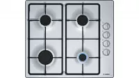 PLAQUE BOSCH 60 CM INOX 4 FEUX SEMI FONTE Série 4